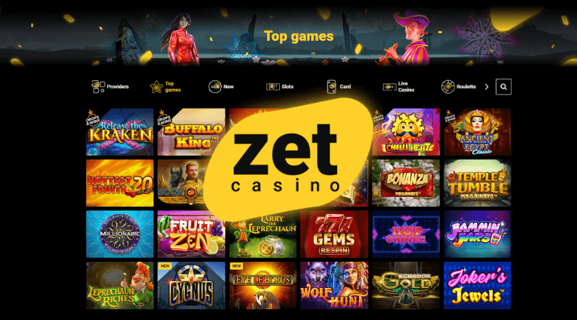 zet casino top games