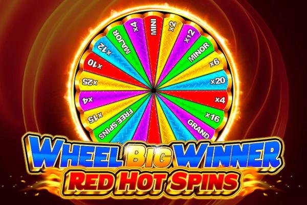 Slot Wheel Big Winner Red Hot Spins